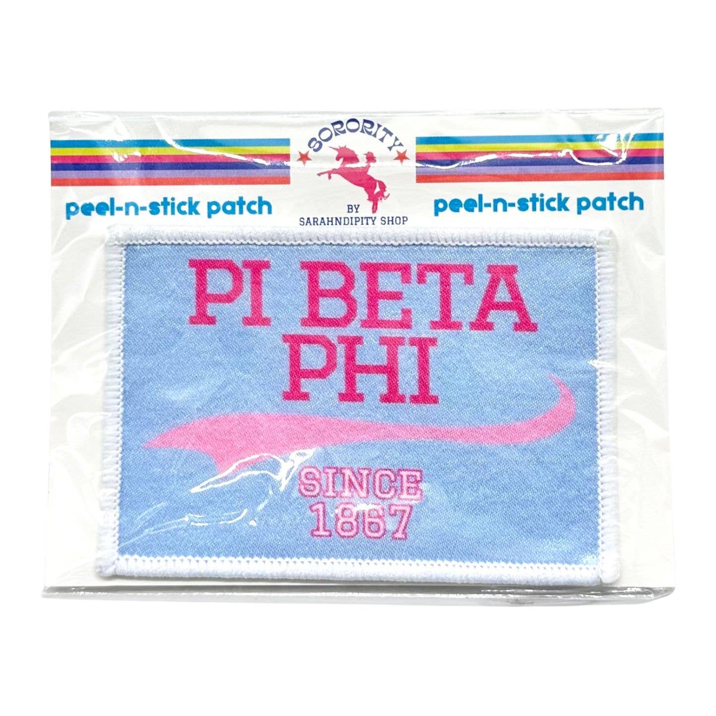 Sorority Peel & Stick Patch - Collegiate Design