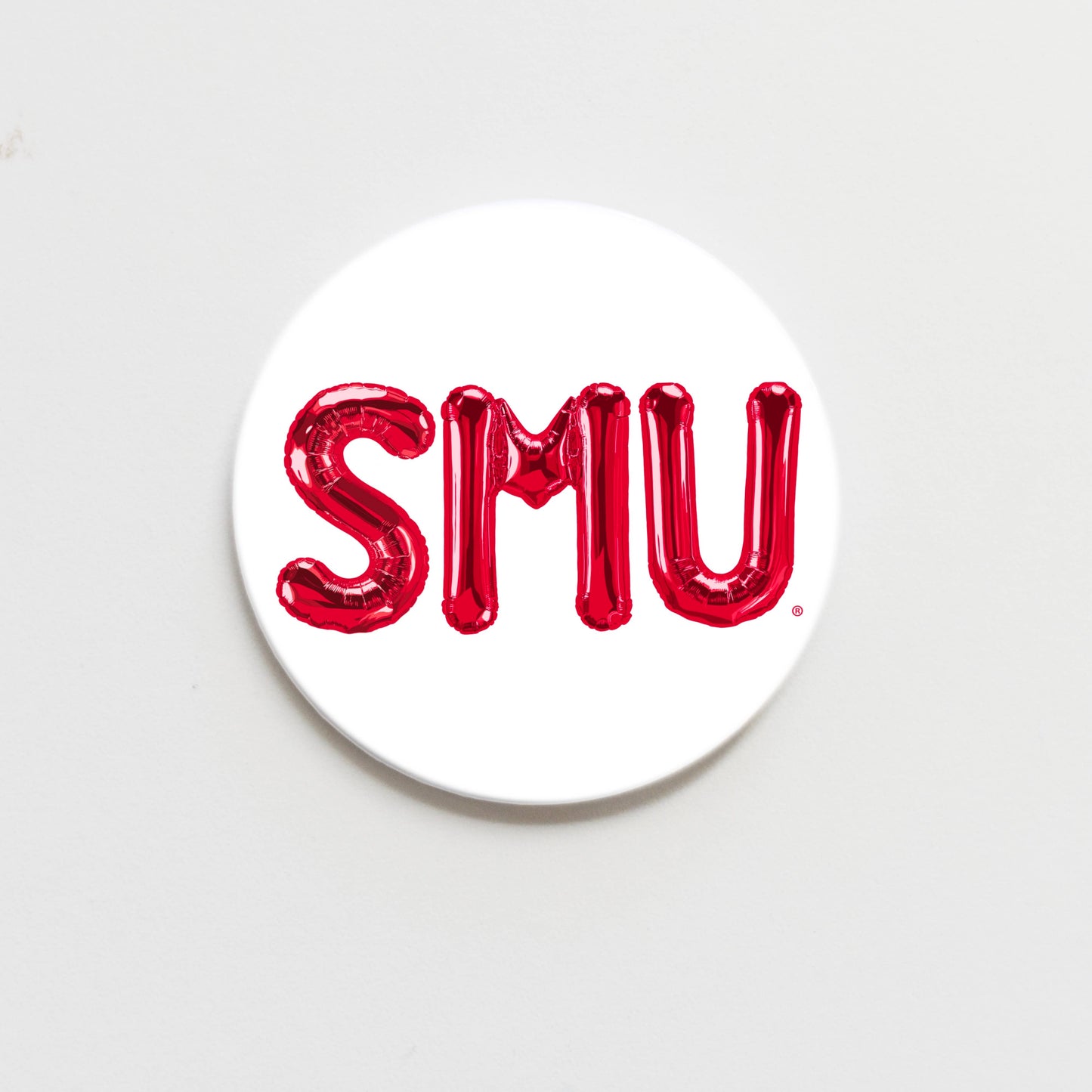 SMU Mustangs Fan Game Day Button