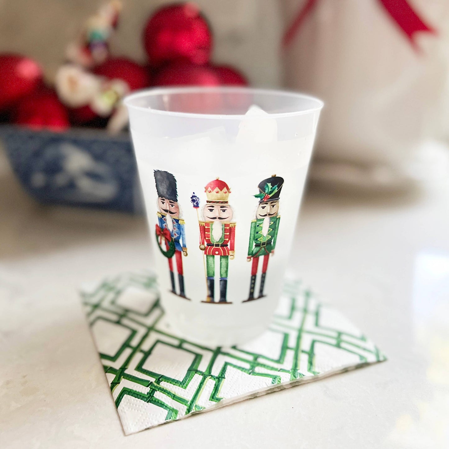 'Nutcrackers' Shatterproof Cups, Set of 8