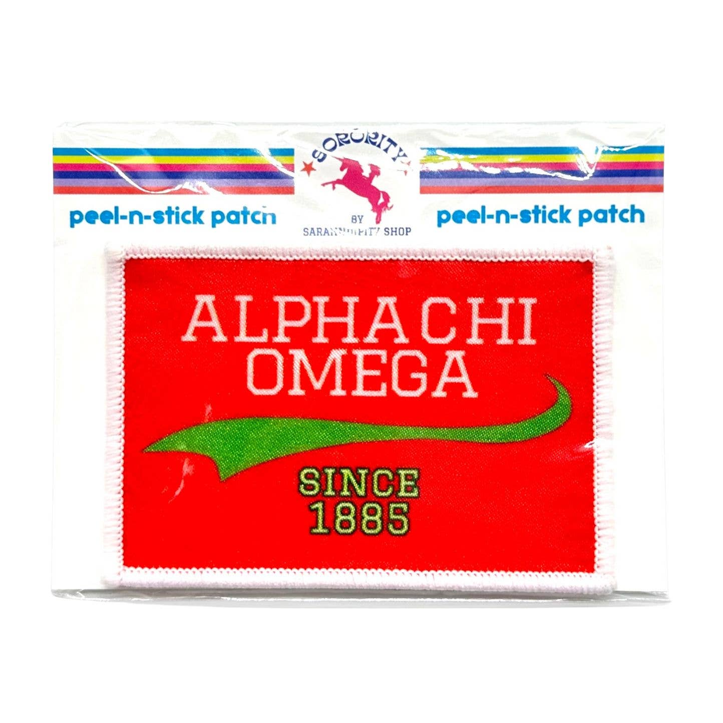 Sorority Peel & Stick Patch - Collegiate Design