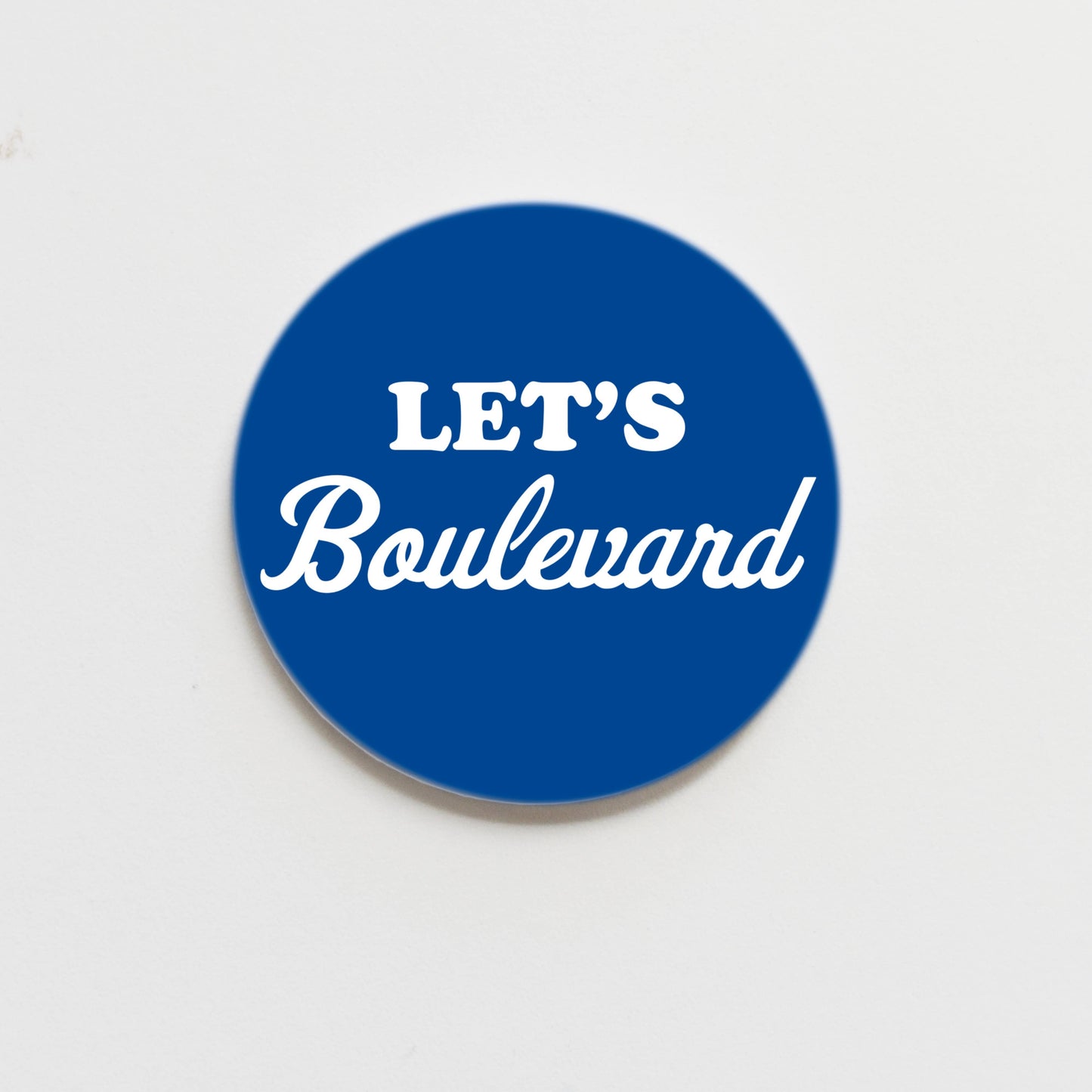 SMU Mustangs Fan Game Day Button