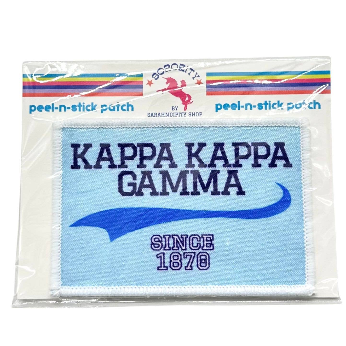 Sorority Peel & Stick Patch - Collegiate Design