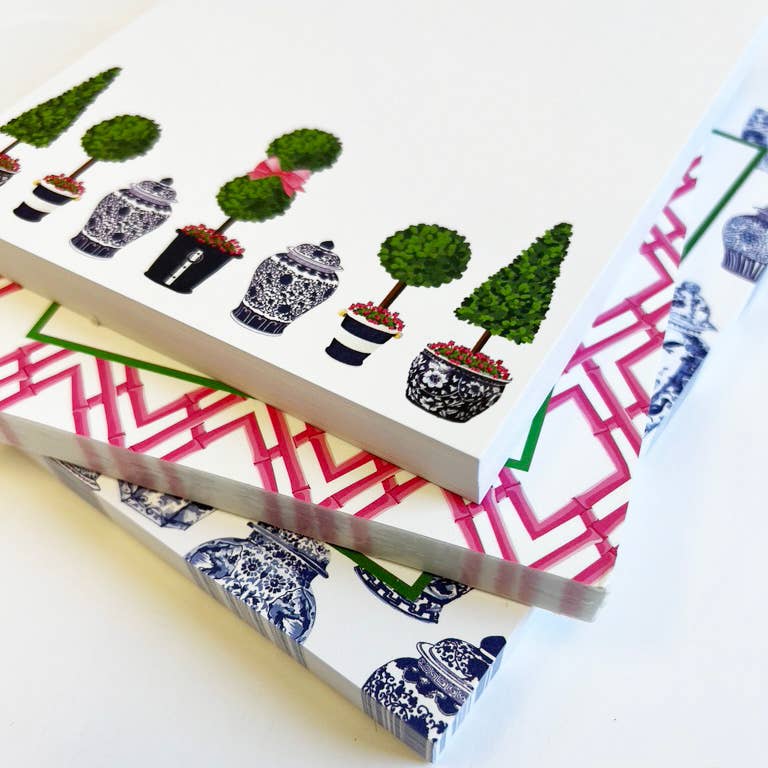 'Bamboo Trellis' Notepad