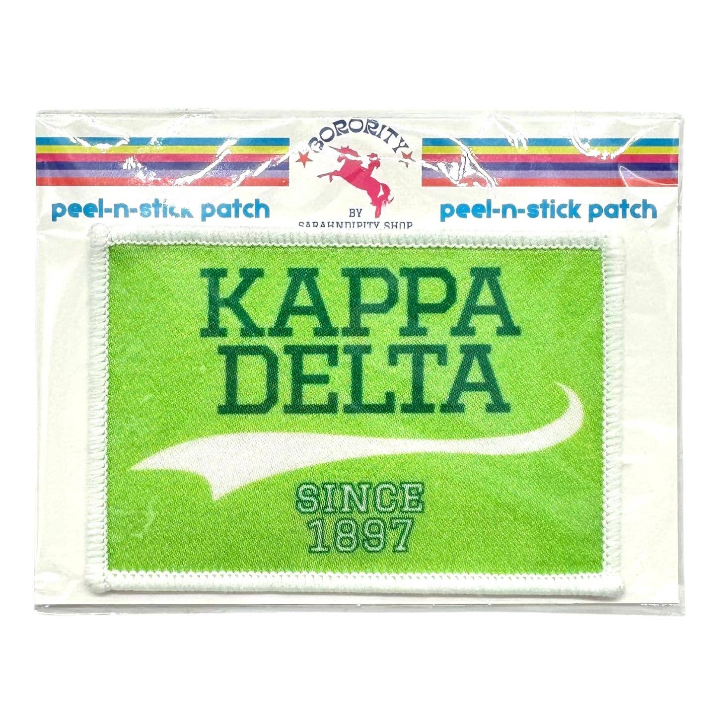 Sorority Peel & Stick Patch - Collegiate Design