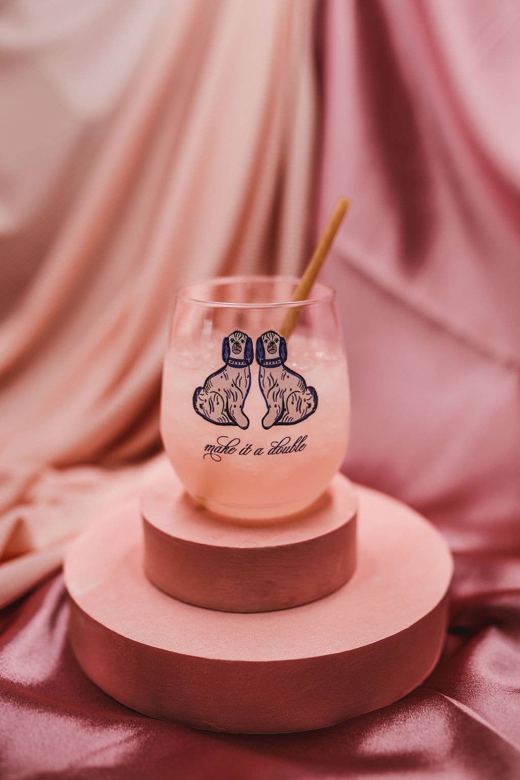 'Make It A Double' Stemless Wine Tumblers