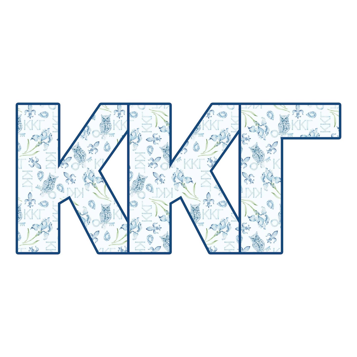 Kappa Kappa Gamma- Door Hanger