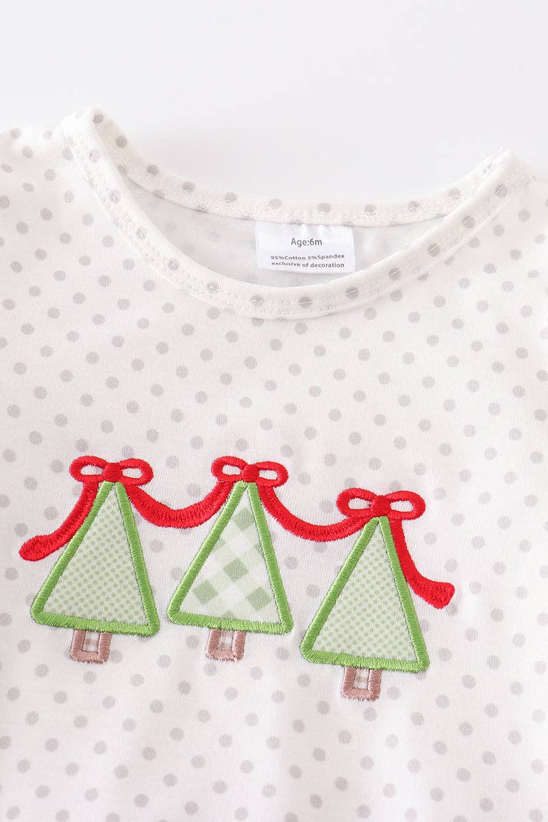 'Christmas Tree' Baby Bubble Romper