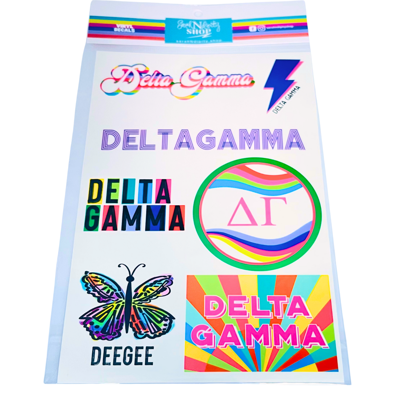 Sorority Vinyl Decal Sheets