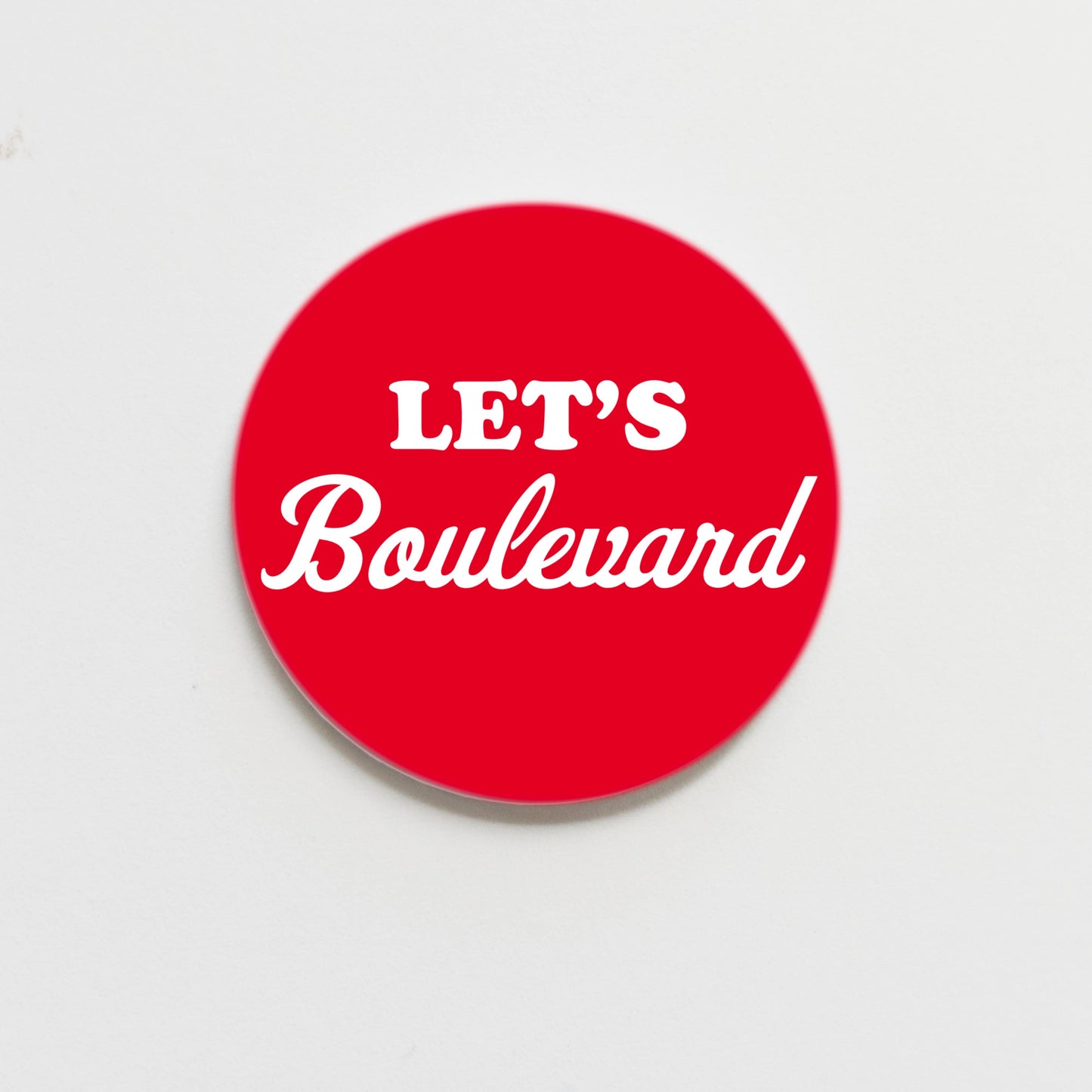 SMU Mustangs Fan Game Day Button