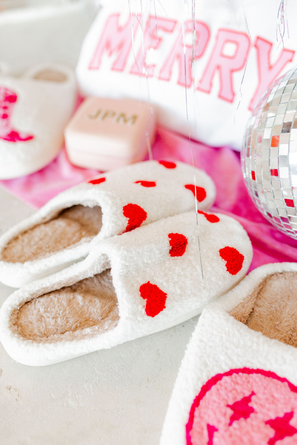'Hearts All Over' Slippers