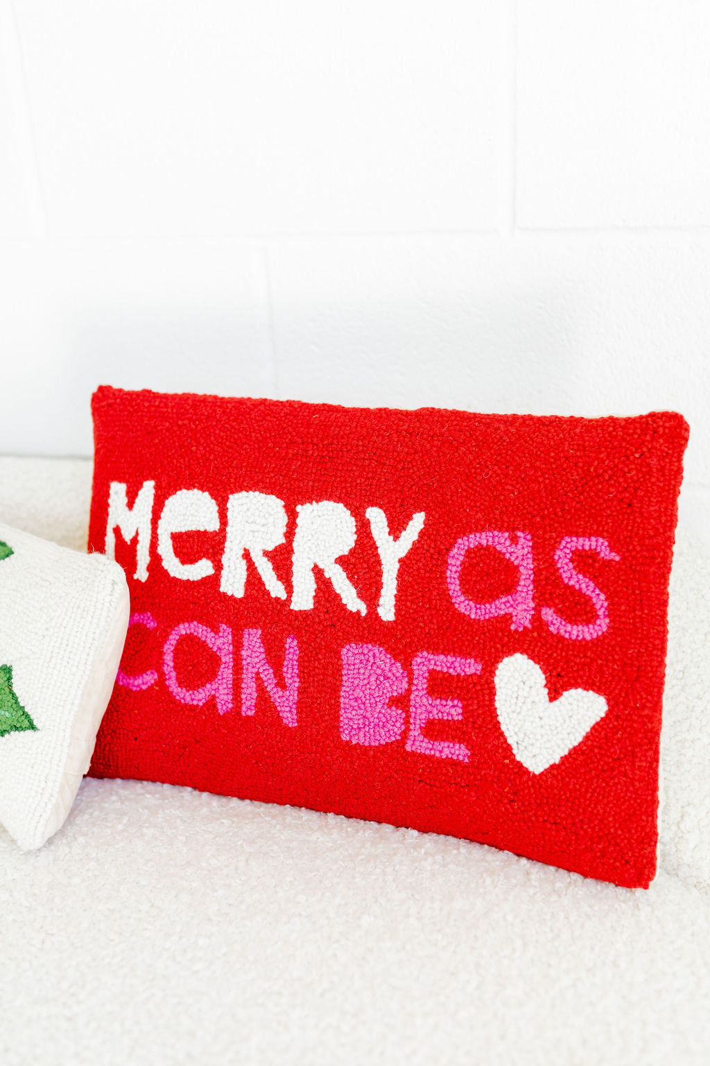 Merry As Can Be Hook Pillow