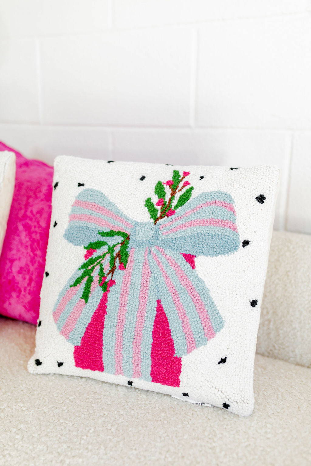 Holiday Present Hook Pillow