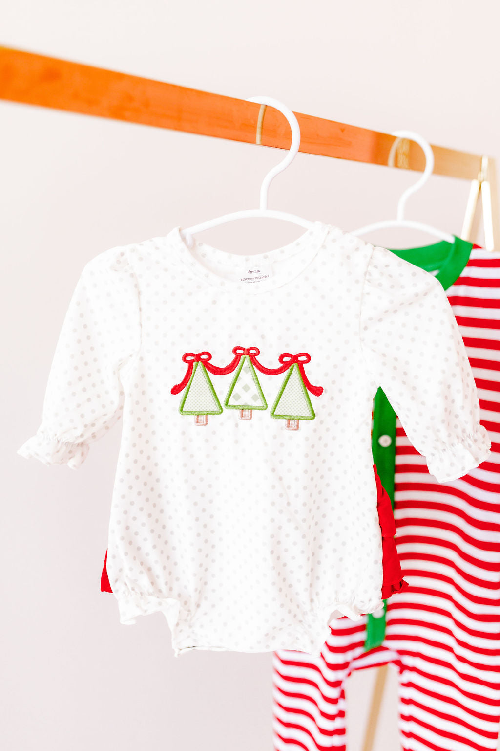 'Christmas Tree' Baby Bubble Romper