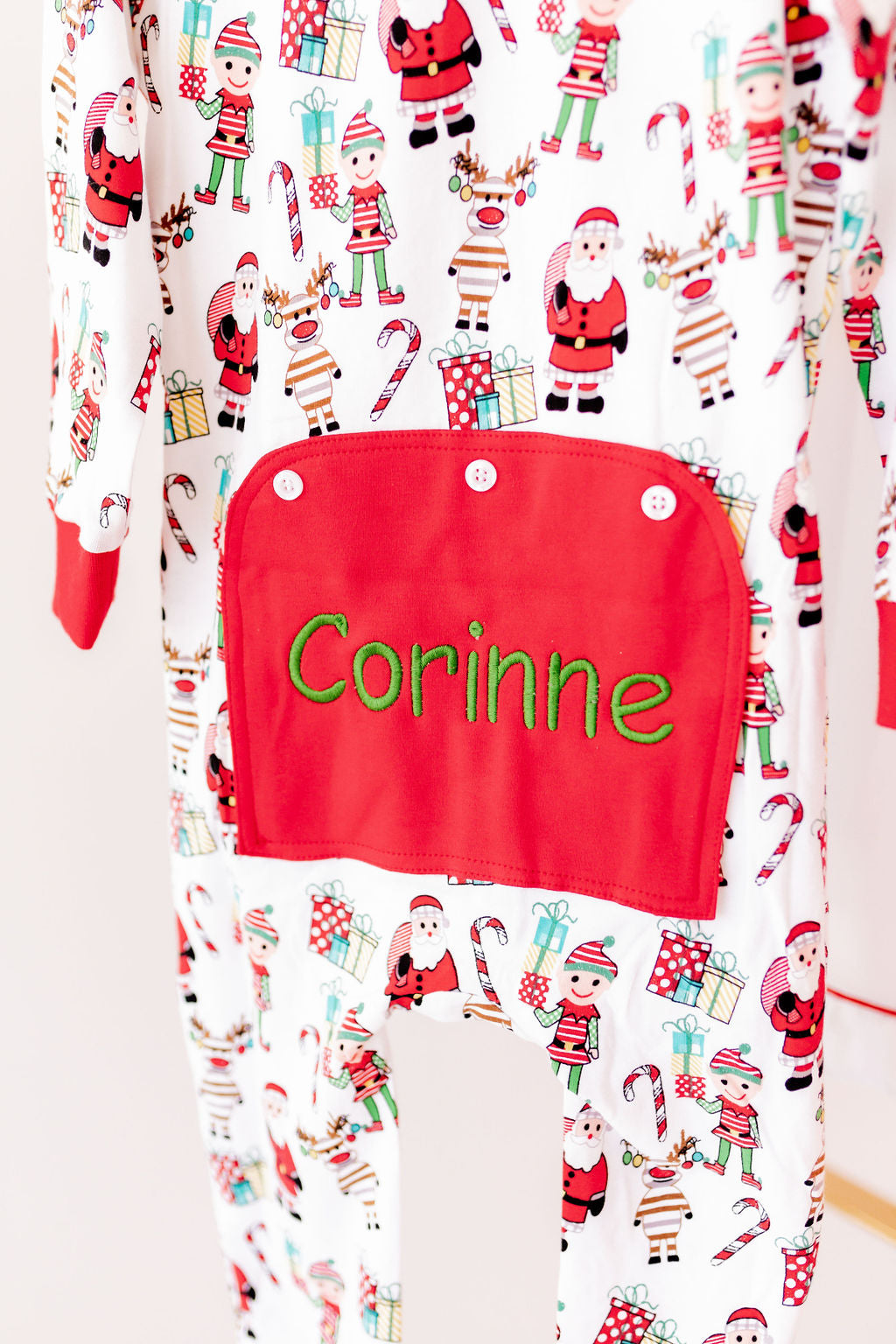 Kids Faux Flap Christmas Pajamas