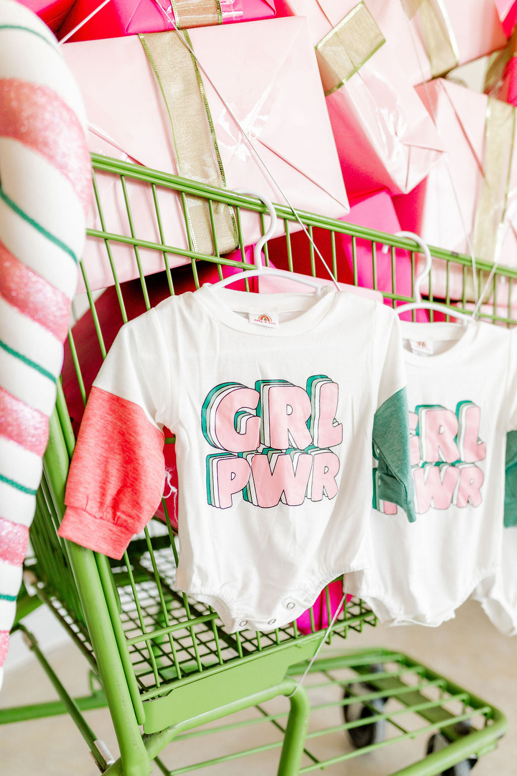 'GRL PWR' Baby Bubble Romper