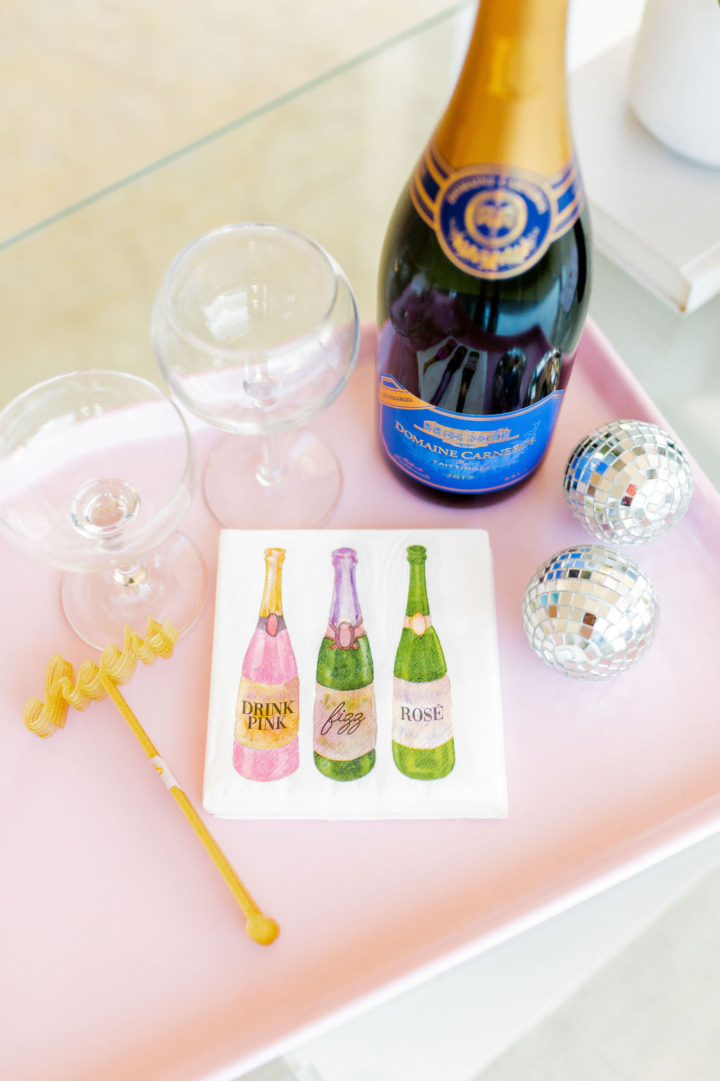 'Champagne' Paper Napkins