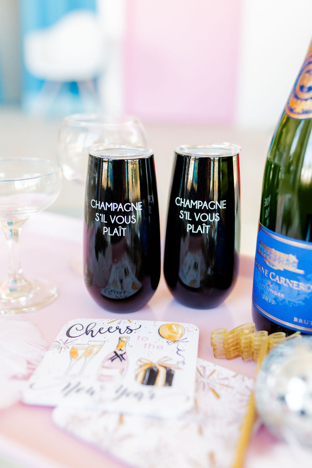 'Sil Vous Plait' Champagne Tumbler