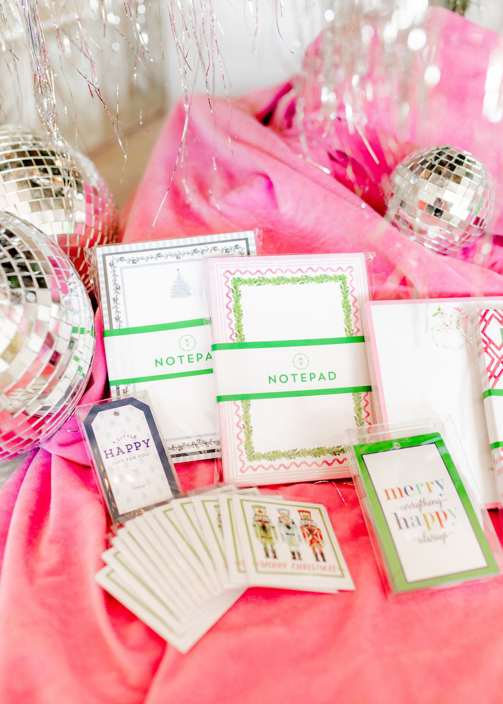 'Pink Santa' NotePad