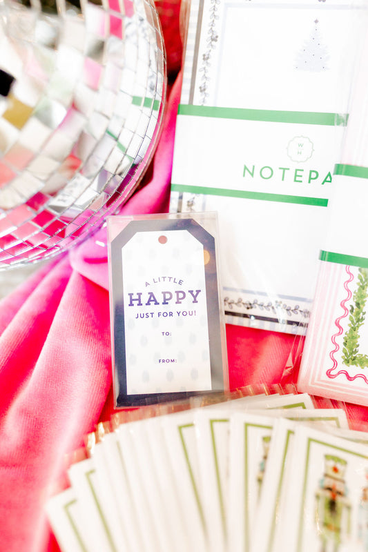 'A Little Happy' Gift Tags