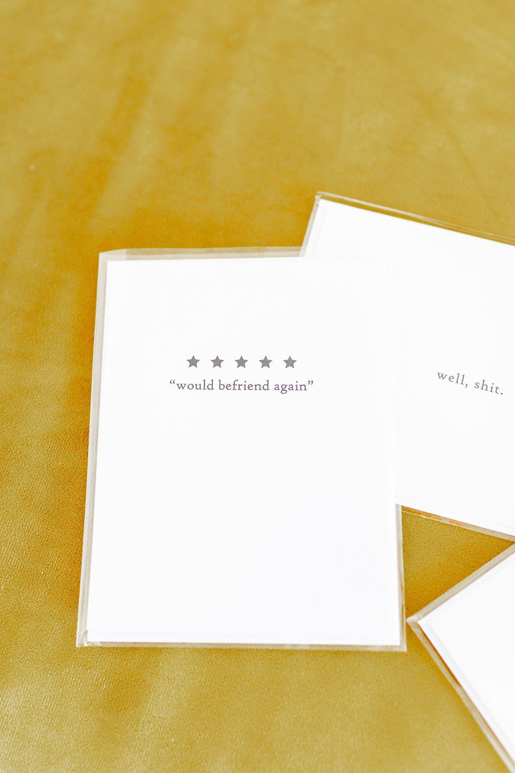 'Would Befriend Again' Greeting Card