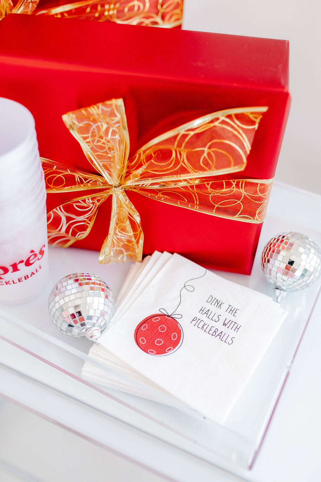 'Dink The Halls' Paper Napkins