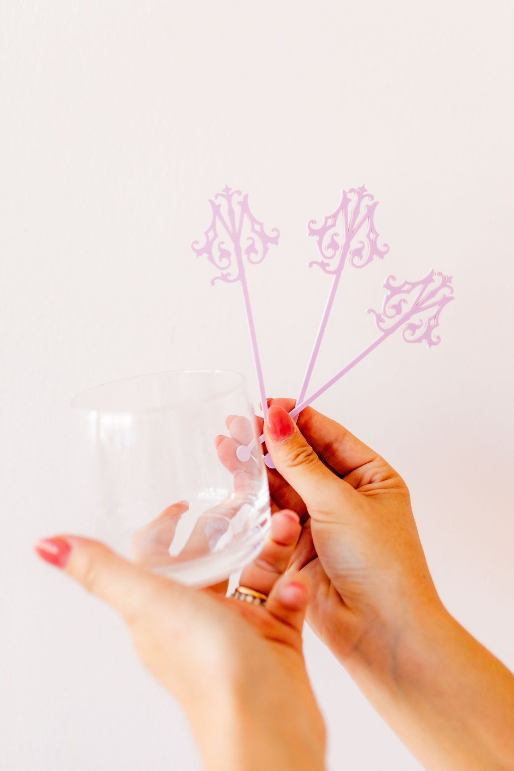 Custom Acrylic Cocktail Swizzle Sticks, Set of 10