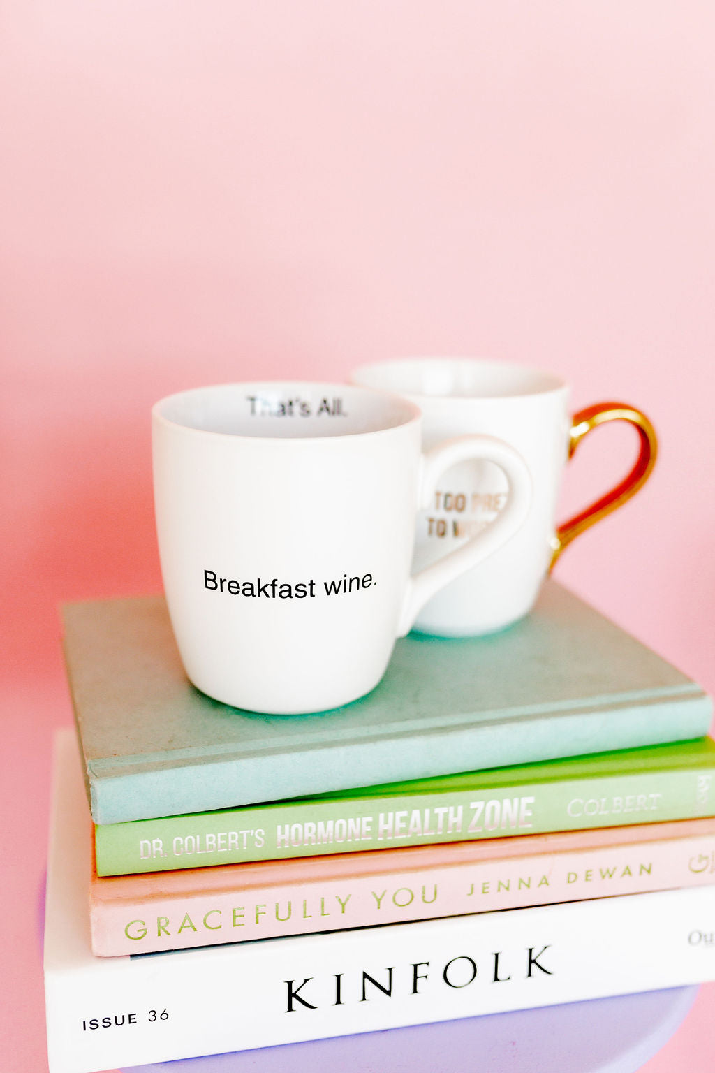 'Breakfast Wine' Mug