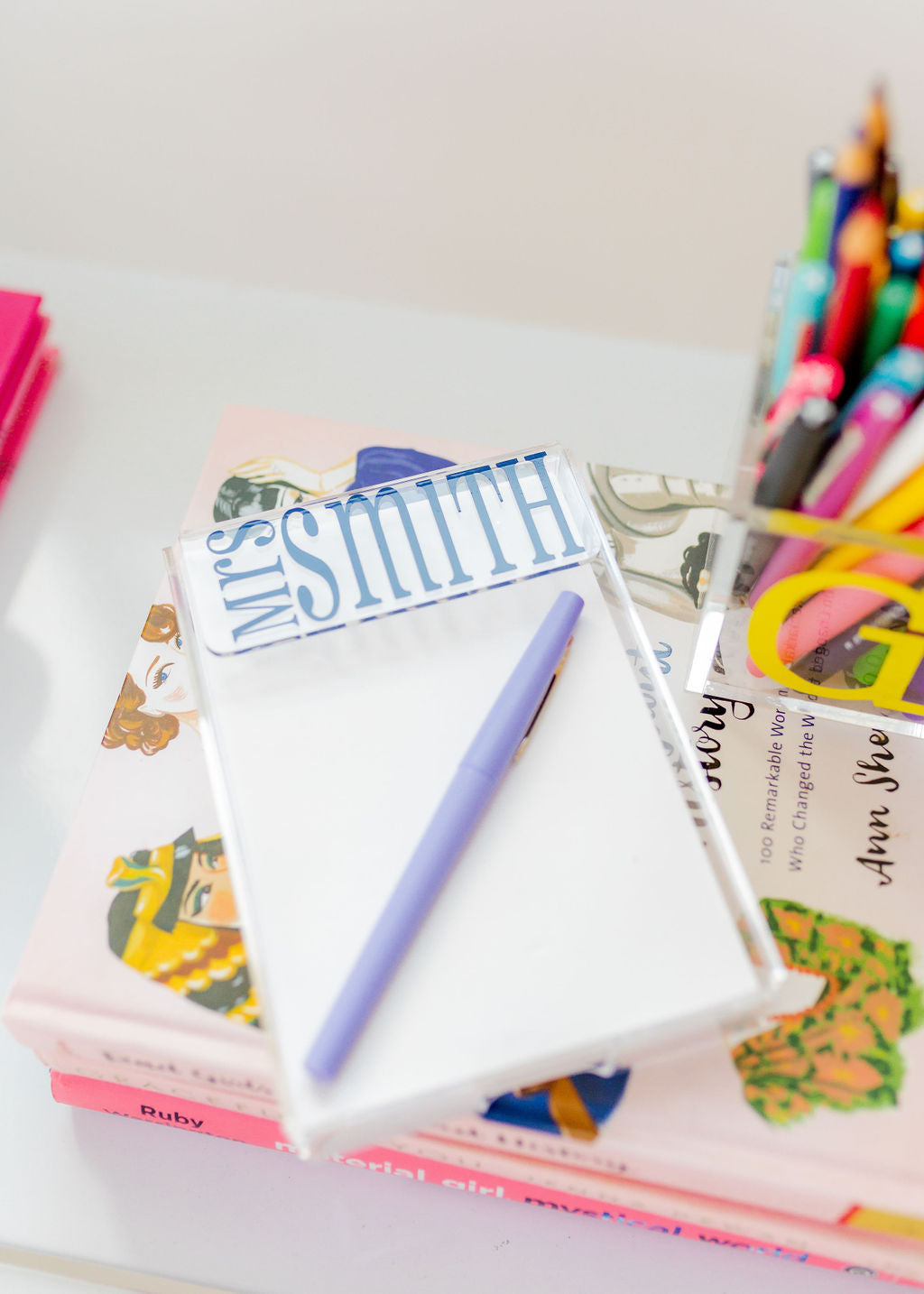 Acrylic Notepad (Includes Paper)