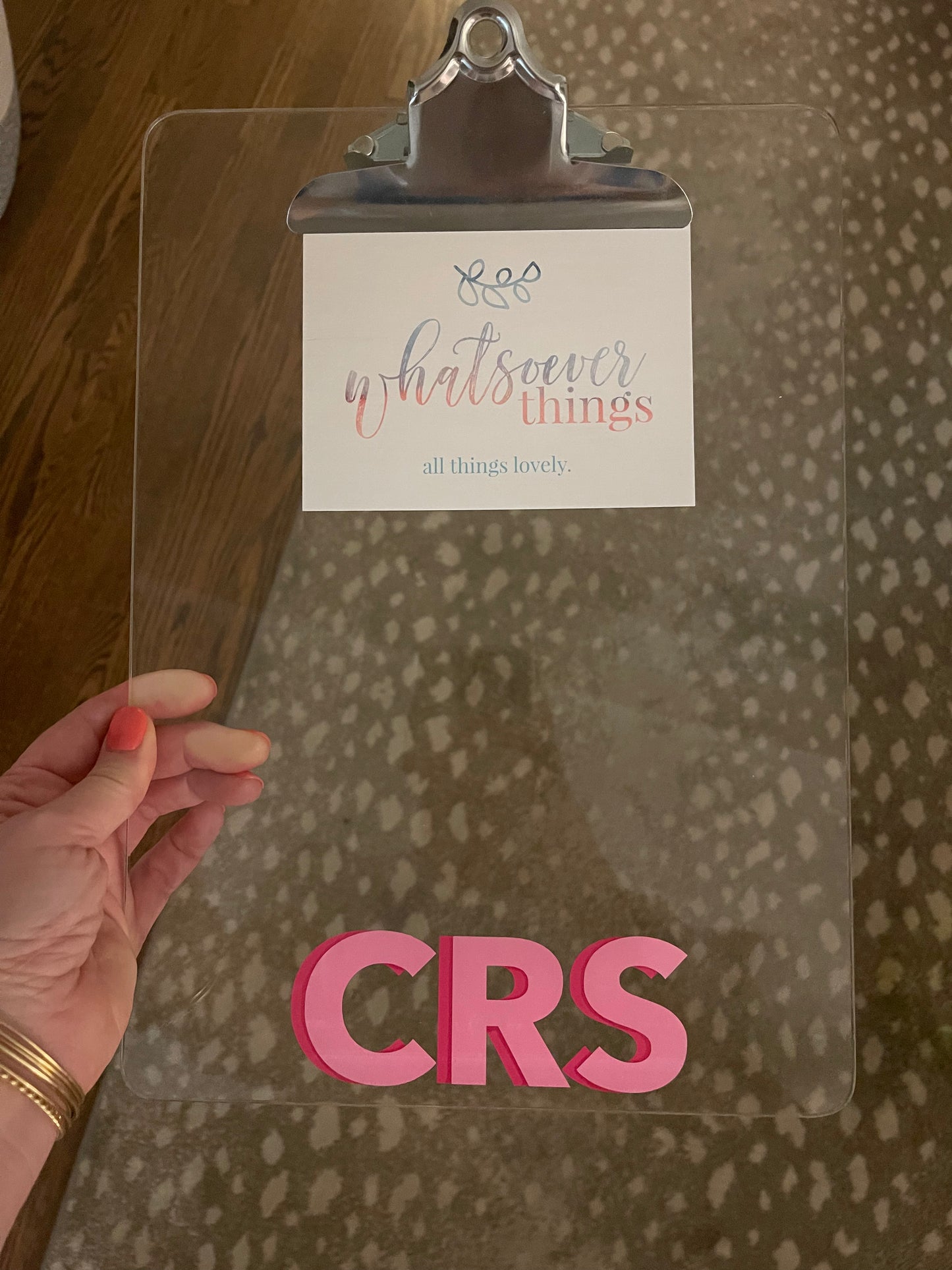 Acrylic Clipboard