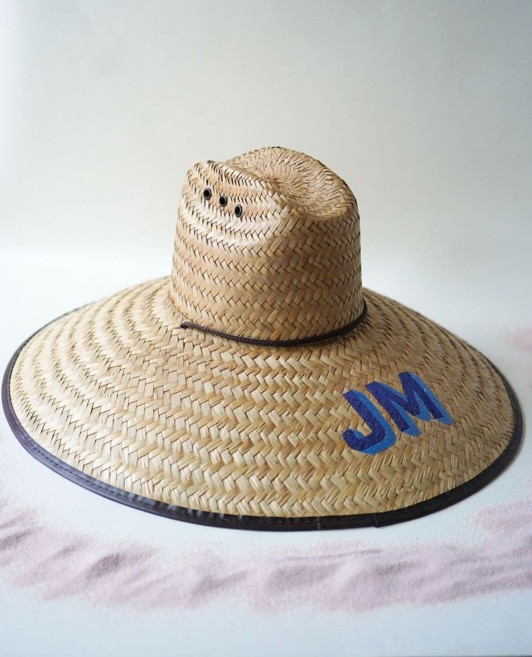 Monogrammed sun deals hat