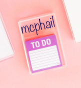Acrylic Post-it Note Holders (Various Styles)