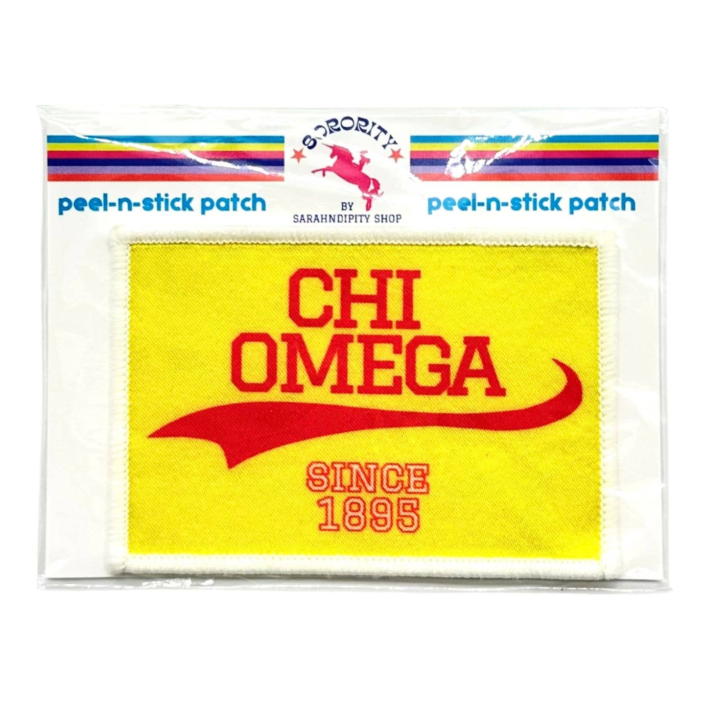 Sorority Peel & Stick Patch - Collegiate Design
