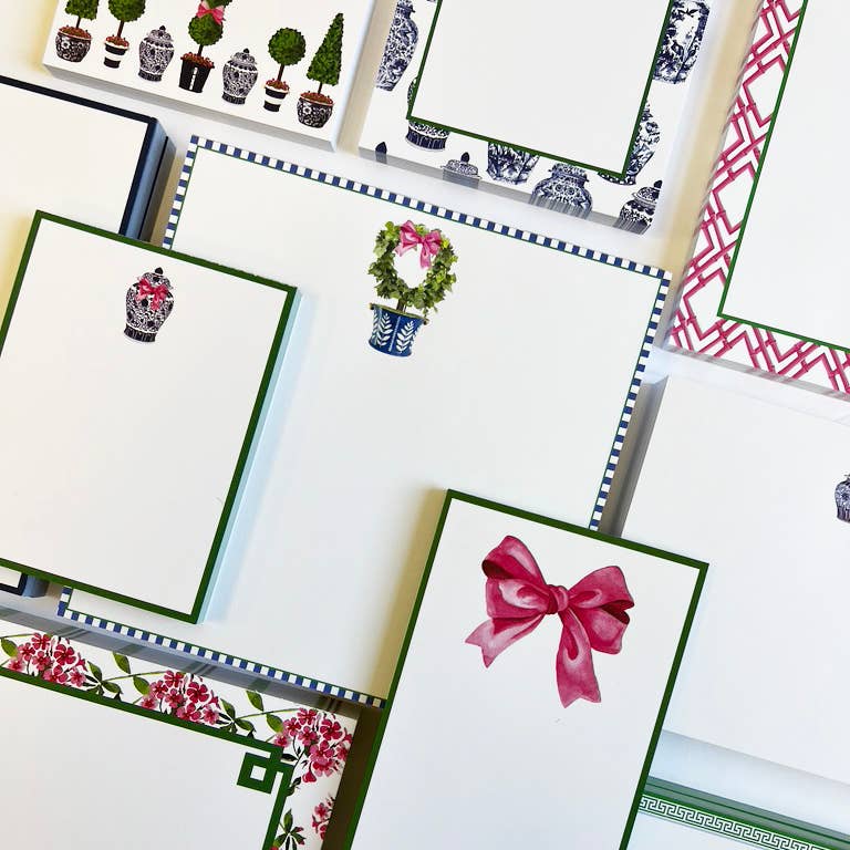 'Bamboo Trellis' Notepad