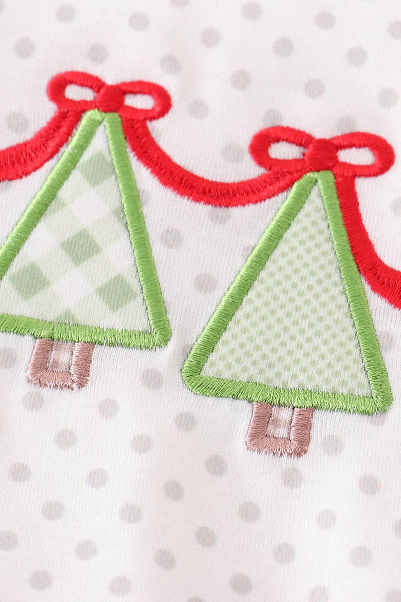 'Christmas Tree' Baby Bubble Romper