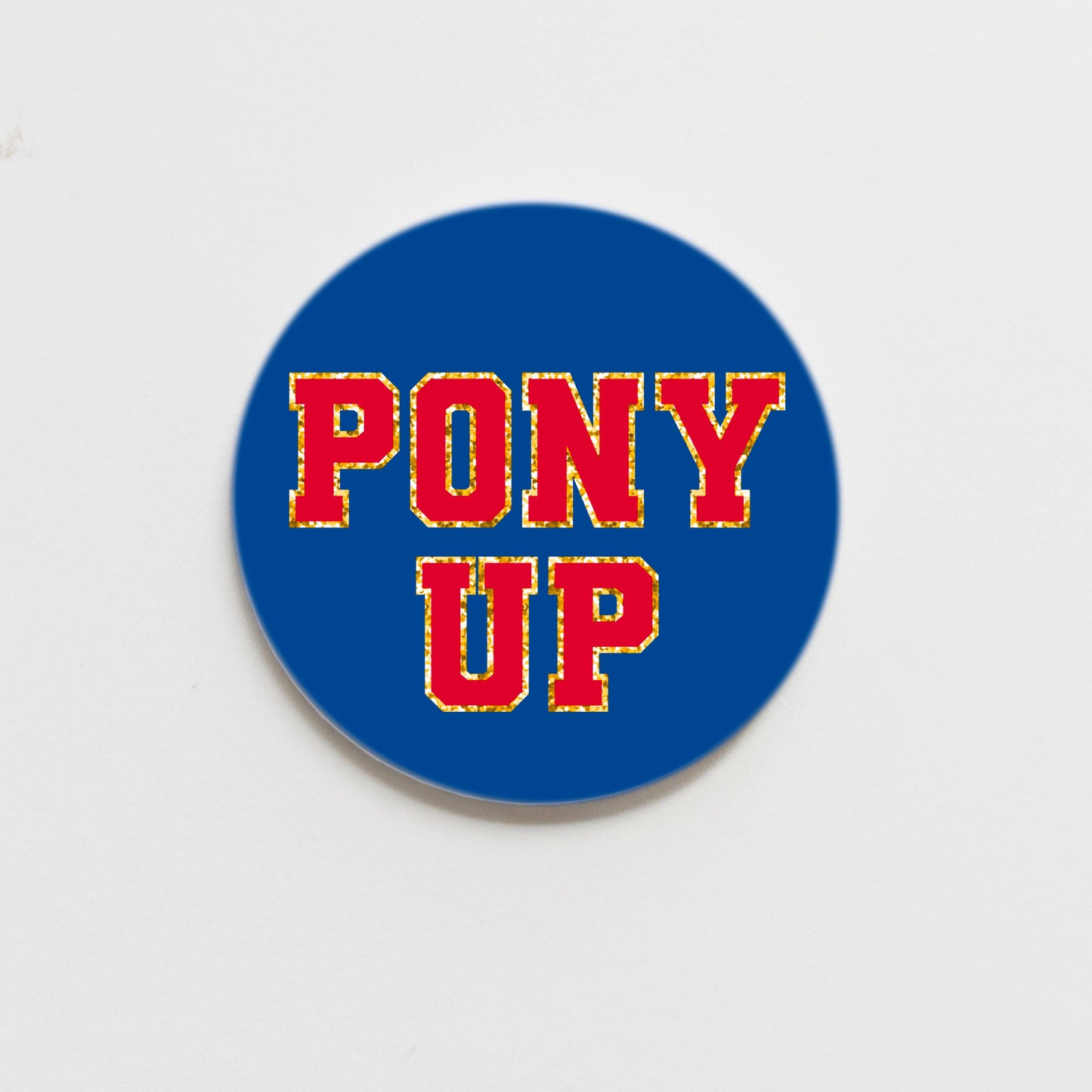 SMU Mustangs Fan Game Day Button