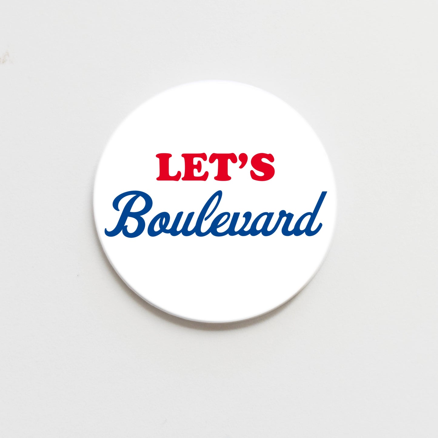 SMU Mustangs Fan Game Day Button