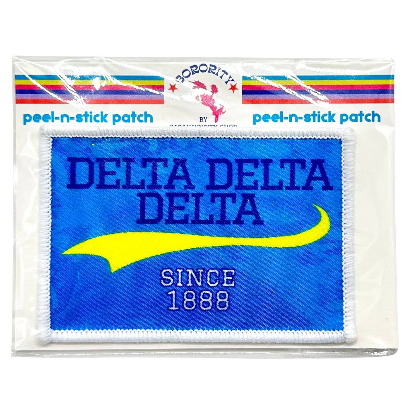 Sorority Peel & Stick Patch - Collegiate Design