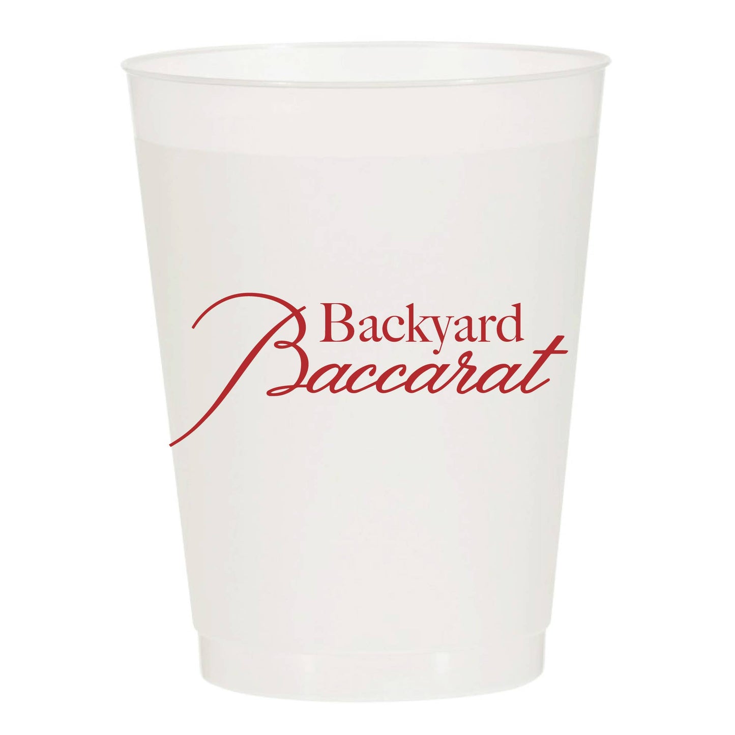 Backyard Baccarat Shatterproof Cups
