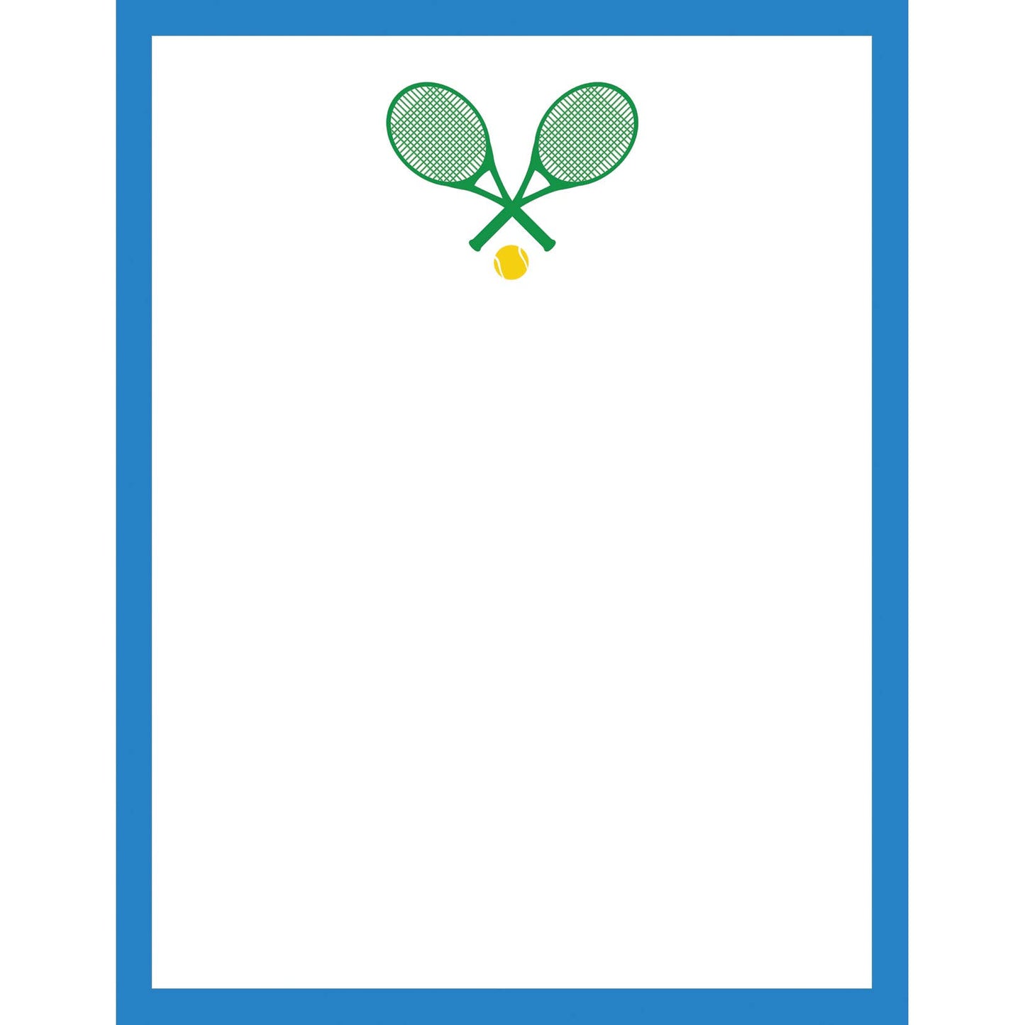 Tennis Racquets Notepad