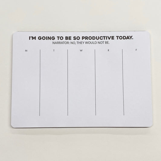 'To Do' I am going to be so Productive Today Deskpad