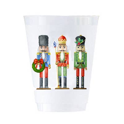 'Nutcrackers' Shatterproof Cups, Set of 8