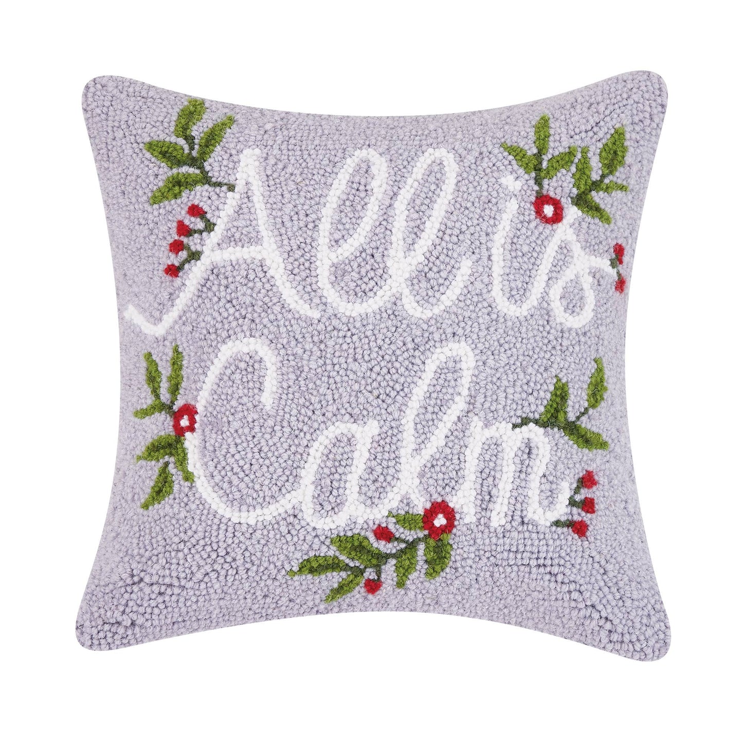 All Is Calm Hook Pillow