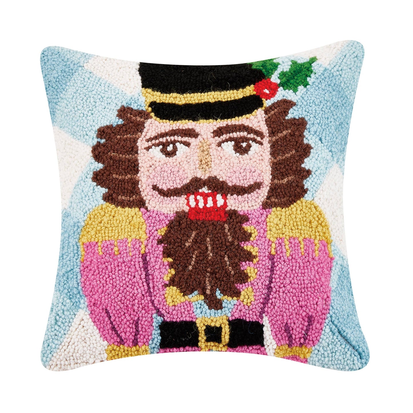 Blue Nutcracker Hook Pillow