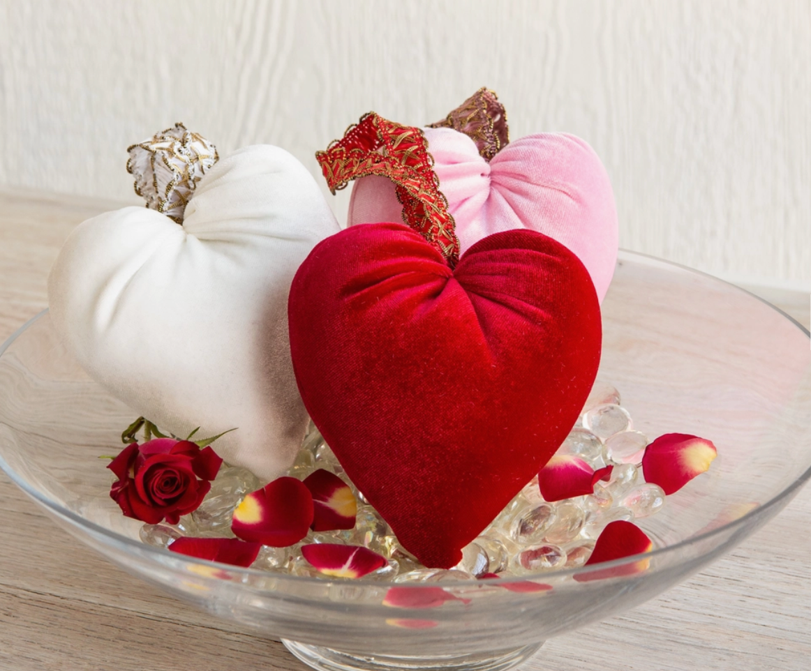 Velvet Hearts - several colors!