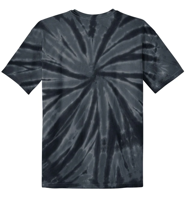 Tie Dye Short Sleeve T-Shirt (Youth) with design - great for camp!