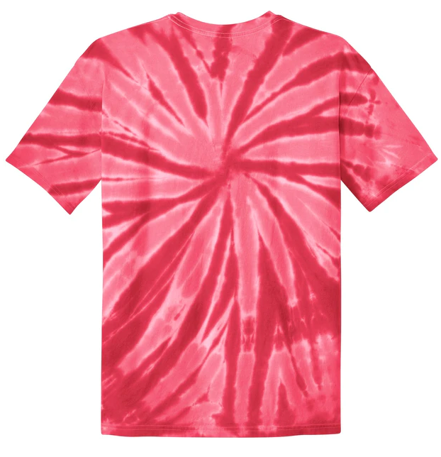 Tie Dye Short Sleeve T-Shirt (Youth) with design - great for camp!