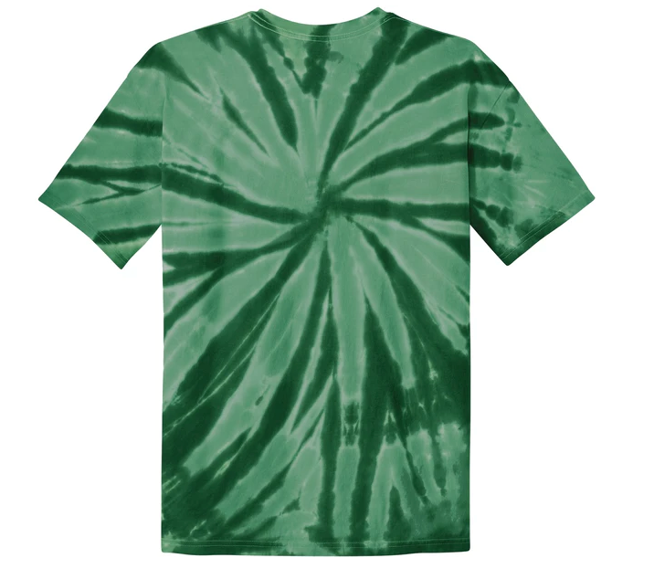 Tie Dye Short Sleeve T-Shirt (Youth) with design - great for camp!