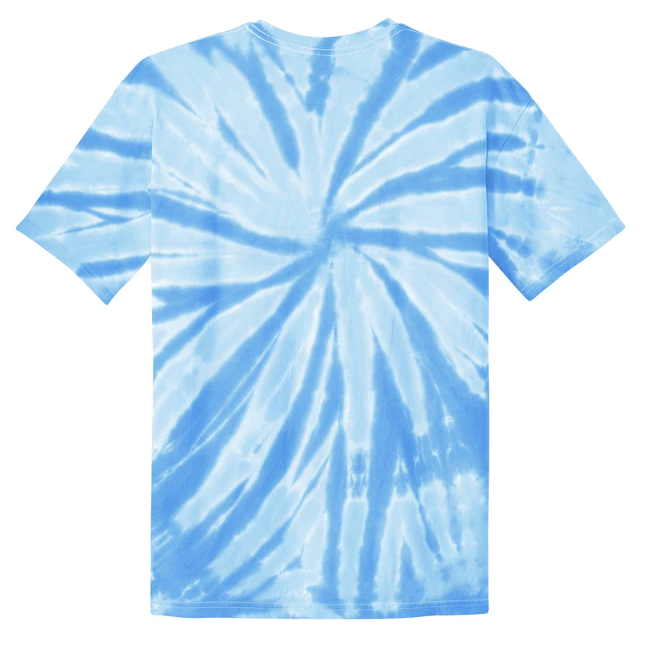 Tie Dye Short Sleeve T-Shirt (Youth) with design - great for camp!