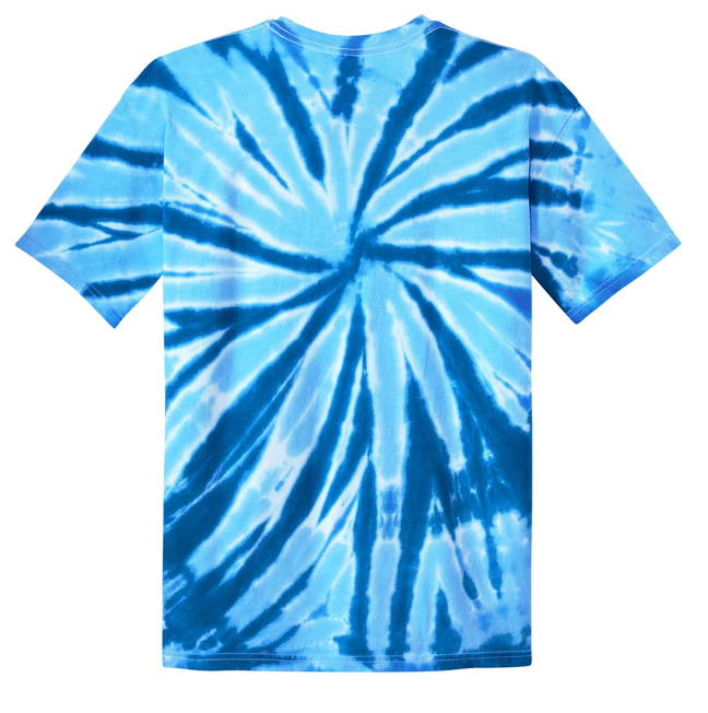 Tie Dye Short Sleeve T-Shirt (Youth) with design - great for camp!