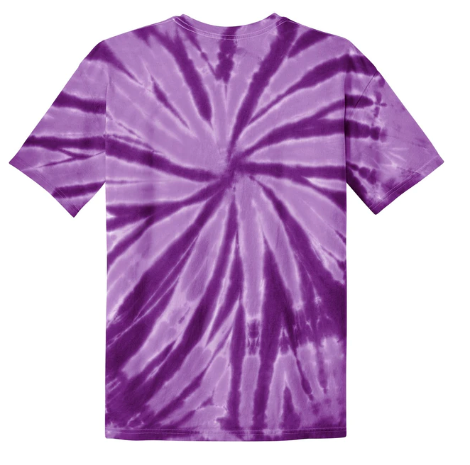 Tie Dye Short Sleeve T-Shirt (Youth) with design - great for camp!